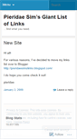 Mobile Screenshot of giantlistofsims2links.wordpress.com