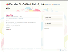 Tablet Screenshot of giantlistofsims2links.wordpress.com