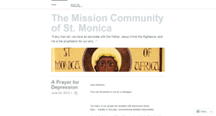 Desktop Screenshot of communityofstmonicafl.wordpress.com