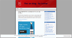 Desktop Screenshot of flexonblog.wordpress.com