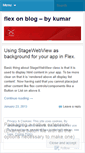 Mobile Screenshot of flexonblog.wordpress.com