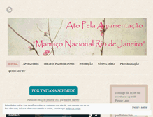 Tablet Screenshot of mamacocarioca.wordpress.com