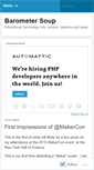 Mobile Screenshot of barometersoup.wordpress.com