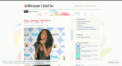 Desktop Screenshot of msbsays.wordpress.com