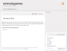 Tablet Screenshot of mrtrinityjames.wordpress.com