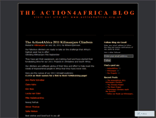 Tablet Screenshot of action4africa.wordpress.com
