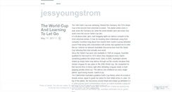 Desktop Screenshot of jessyoungstrom.wordpress.com