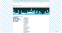 Desktop Screenshot of cmwworth.wordpress.com