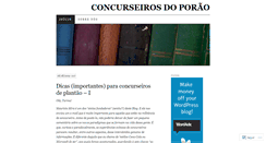 Desktop Screenshot of concurseirosdoporao.wordpress.com