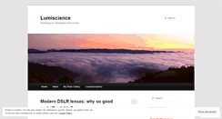 Desktop Screenshot of lumiscience.wordpress.com