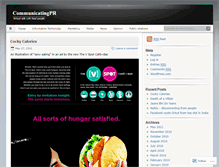Tablet Screenshot of communicatingpr.wordpress.com