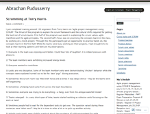 Tablet Screenshot of abrachanpudusserry.wordpress.com