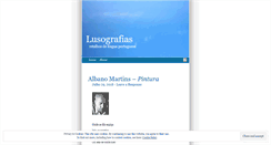 Desktop Screenshot of lusografias.wordpress.com