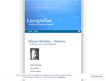 Tablet Screenshot of lusografias.wordpress.com