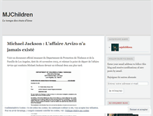 Tablet Screenshot of mjchildren.wordpress.com