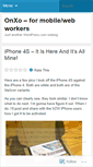 Mobile Screenshot of onxo.wordpress.com