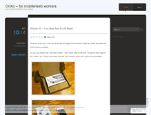 Tablet Screenshot of onxo.wordpress.com