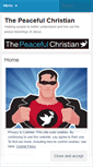 Mobile Screenshot of peacefulchristian.wordpress.com