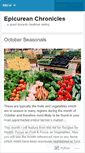 Mobile Screenshot of epicureanchronicles.wordpress.com