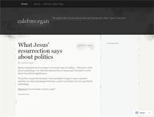 Tablet Screenshot of calebmorgan.wordpress.com