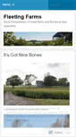 Mobile Screenshot of fleetingfarms.wordpress.com