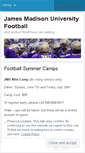 Mobile Screenshot of jmufootball.wordpress.com