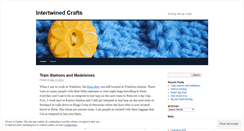 Desktop Screenshot of intertwinedcrafts.wordpress.com