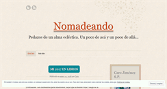 Desktop Screenshot of nomadeando.wordpress.com