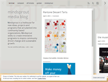 Tablet Screenshot of mindsprout.wordpress.com