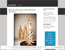 Tablet Screenshot of fashionrxn.wordpress.com