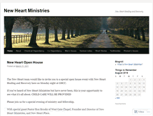 Tablet Screenshot of newheartministries.wordpress.com