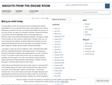 Tablet Screenshot of engineroominsights.wordpress.com