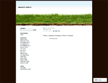 Tablet Screenshot of amandaletts.wordpress.com