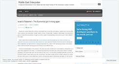 Desktop Screenshot of middleeastinterpreter.wordpress.com