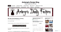 Desktop Screenshot of ambergrisdesign.wordpress.com