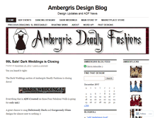 Tablet Screenshot of ambergrisdesign.wordpress.com