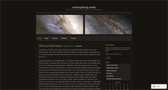Desktop Screenshot of contemplatingreality.wordpress.com