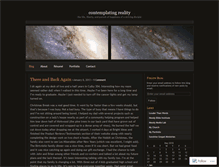 Tablet Screenshot of contemplatingreality.wordpress.com