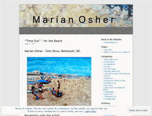 Tablet Screenshot of marianosher.wordpress.com