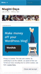 Mobile Screenshot of niuginidays.wordpress.com