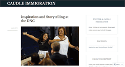 Desktop Screenshot of caudleimmigration.wordpress.com