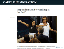 Tablet Screenshot of caudleimmigration.wordpress.com