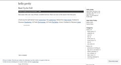 Desktop Screenshot of hellopretty2.wordpress.com