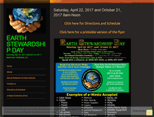 Tablet Screenshot of earthstewardshipday.wordpress.com