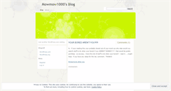 Desktop Screenshot of mowmow1000.wordpress.com