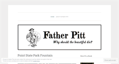 Desktop Screenshot of fatherpitt.wordpress.com