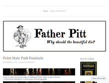 Tablet Screenshot of fatherpitt.wordpress.com