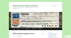 Desktop Screenshot of dansvilleareahistoricalsociety.wordpress.com