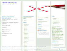 Tablet Screenshot of lottoziehungen.wordpress.com
