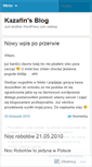 Mobile Screenshot of kazafin.wordpress.com